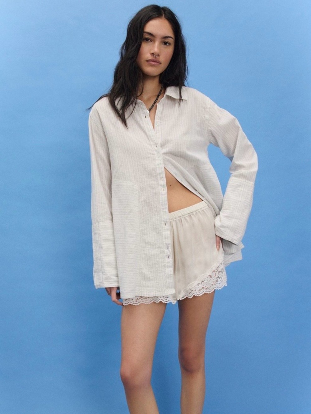 We The Free Sun Gazer Button Down from Free People XL NWT